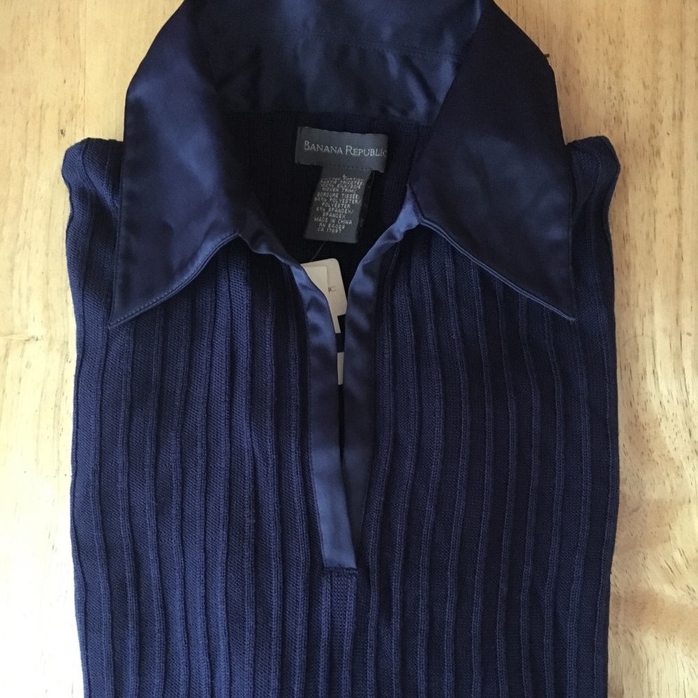 Banana Republic Silk Cuff Top-New
